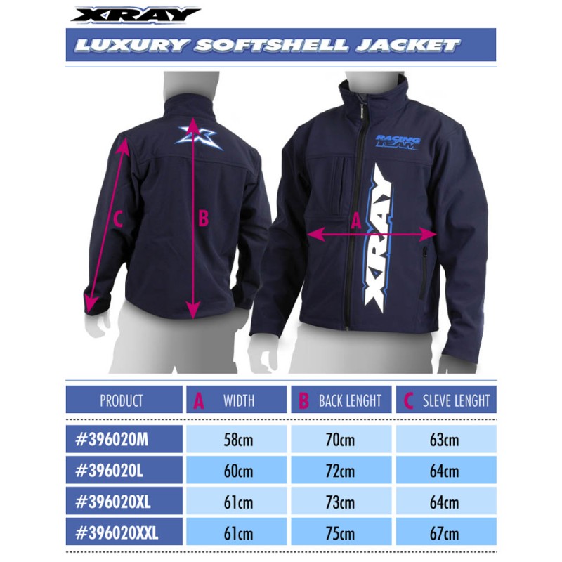 396020XL Xray High-Performance Softshell Jacket (Xl)