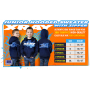 395601M Xray Junior Sweater Hooded With Zipper - Blue (M)