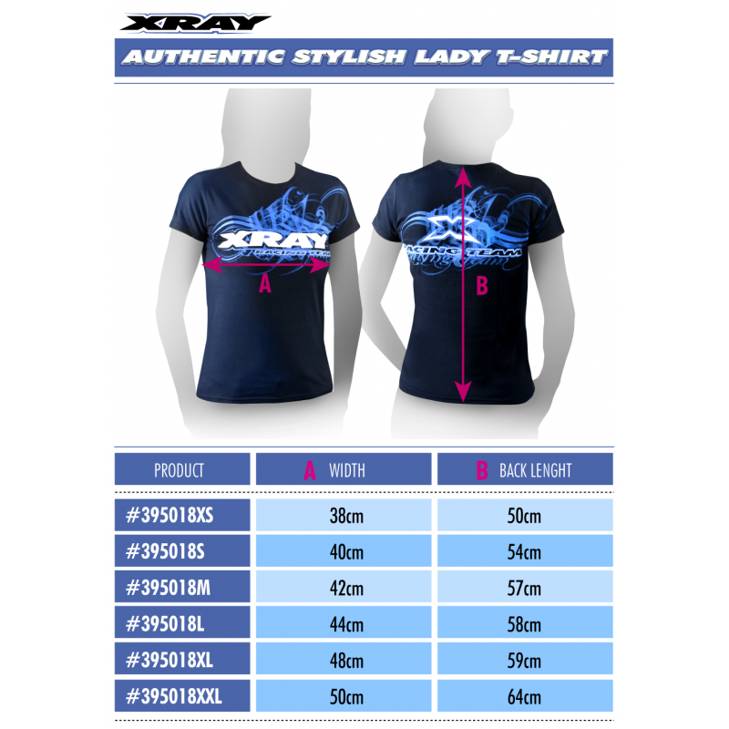 395018S Xray Lady Team T-Shirt (S)