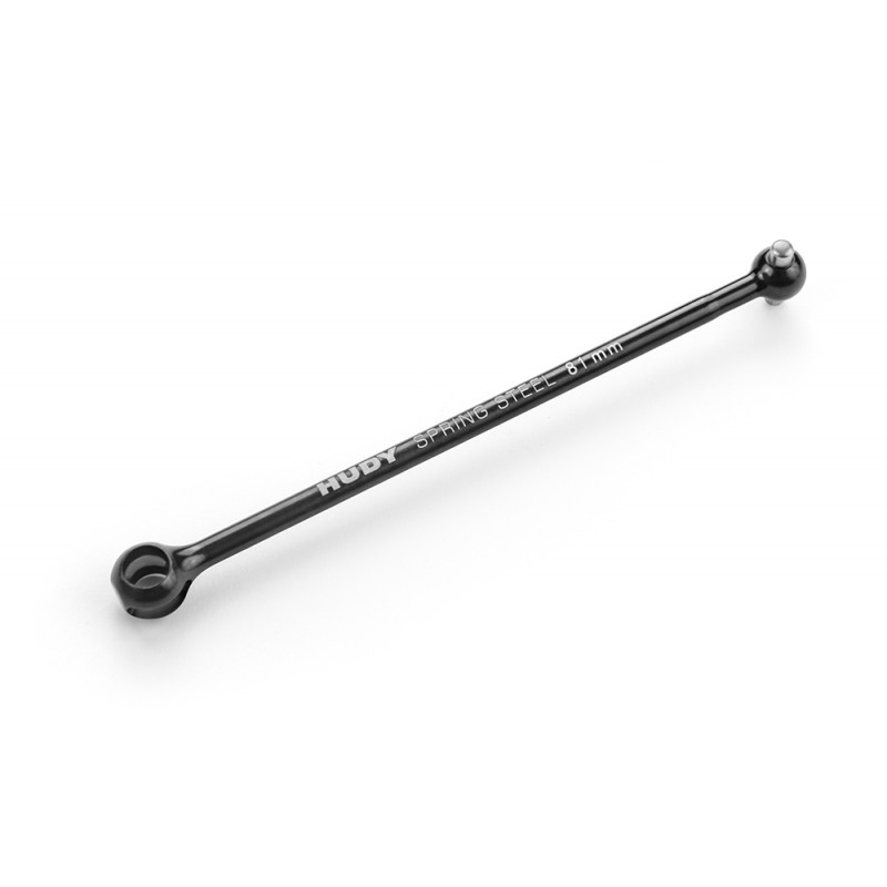 365222 Front Drive Shaft 81mm With 2.5mm Pin - Hudy Spring Steel