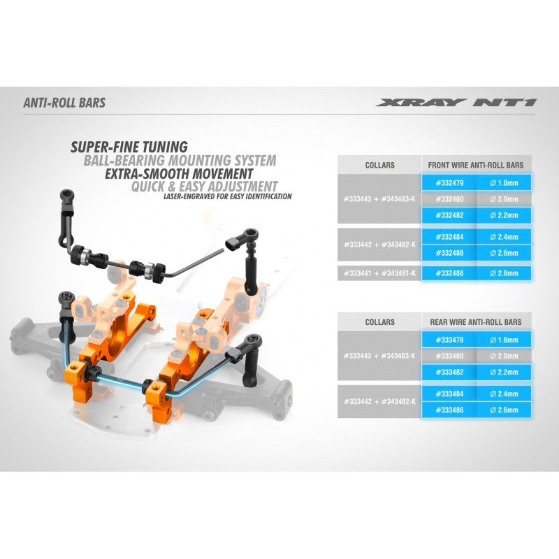 332488 Anti-Roll Bar Front 2.8 mm