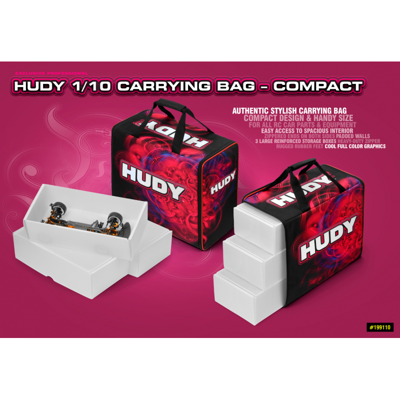 199110 Hudy 1/10 Carrying Bag - Compact