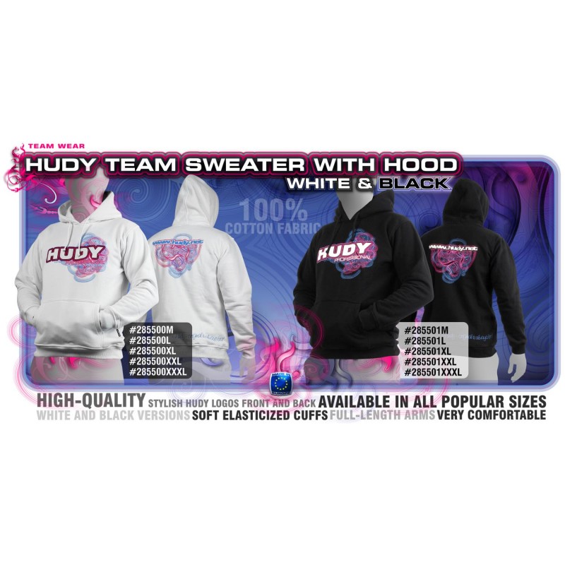 285501XXXL Hudy Sweater Hooded - Black (Xxxl)