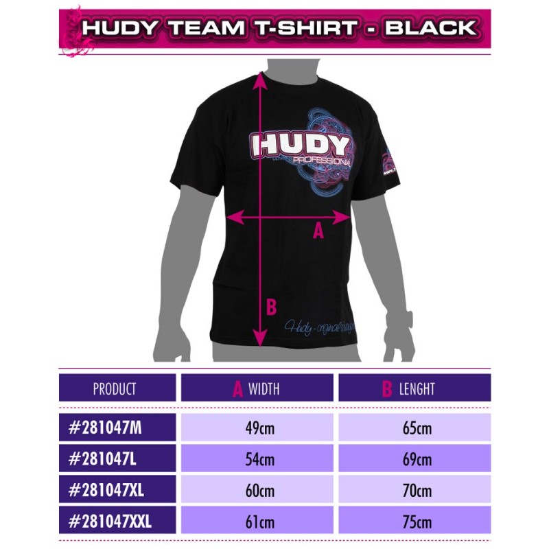 281047XXXL Hudy T-Shirt - Black (Xxxl)