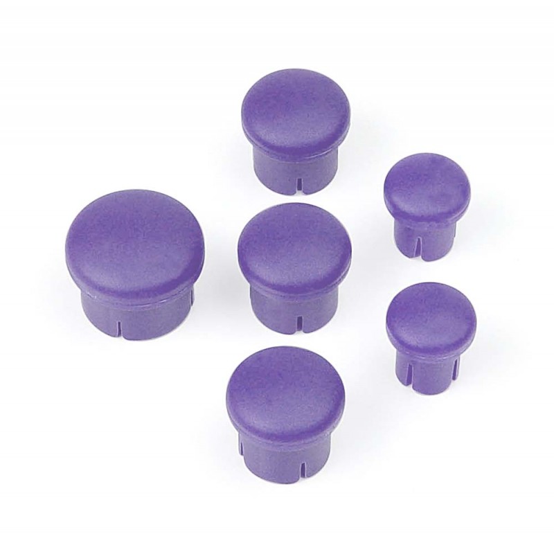 195010 Plastic Cap For Handle ( Set -  3+2+1) Violet