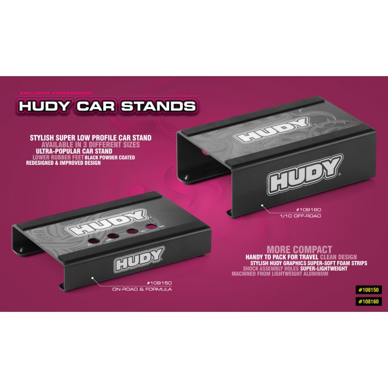 108160 Hudy 1/10 Off-Road Car Stand - V2