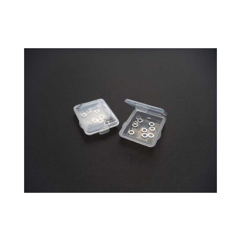 –3mm Shim Set (2 Types / 10pcs. Each) With Parts Box